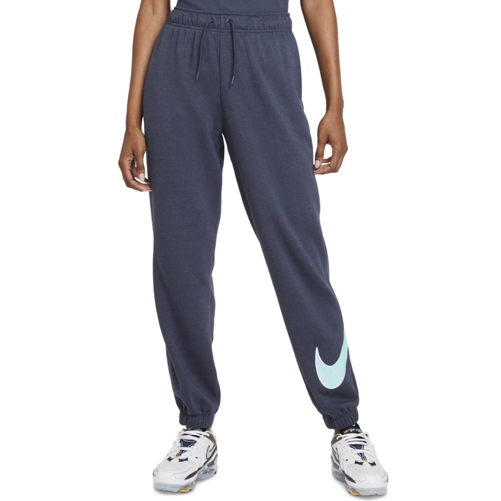 NIKE Womens Mid-Rise Jogger Sweat Pants Plus Size 2X Thunder Blue DM3297-437